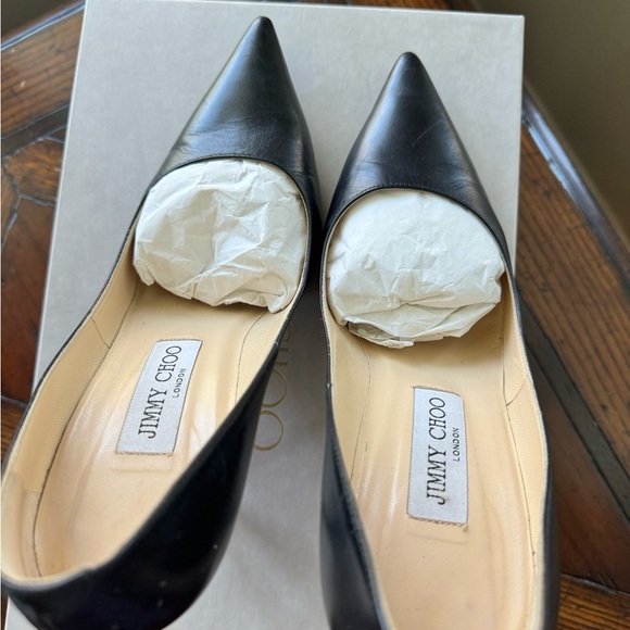 Jimmy Choo Black Pumps Size 38.5 - Picture 6 of 12